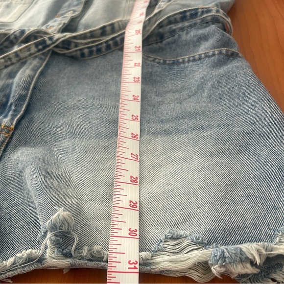 Vince Light Blue Denim Sleeveless Romper with Tie Waist - Picture 12 of 16